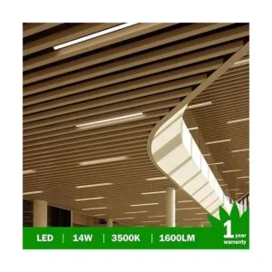 LightingWill Lámpara LED T5 integrada de 3 pies blanco_2