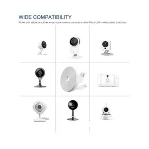 MOYEEL Cable de extensión de alimentación plano de 40 pies_2