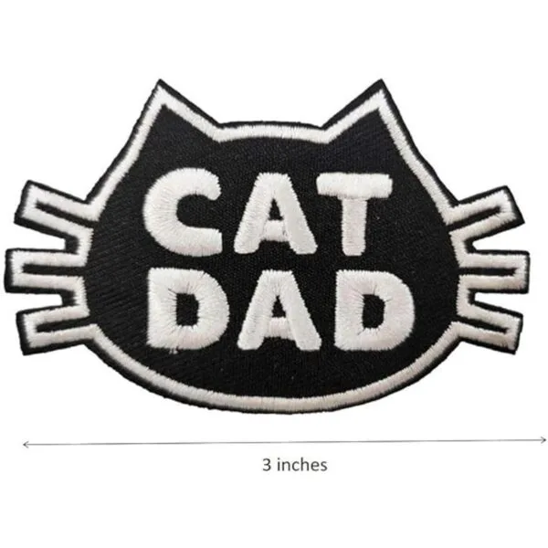 Parche bordado para coser o planchar con el texto Father_2