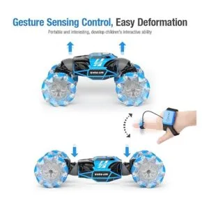 Powerextra Coche de acrobacias a control remoto 4WD 2.4_2