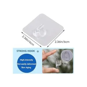 Laigoo Gancho adhesivo para pared transparente