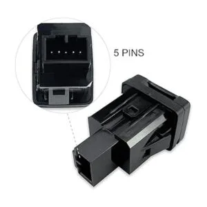 Adaptador auxiliar de entrada de audio compatible con_3