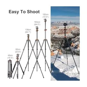 KF Concept Trípode de cámara de 72 pulgadas72.8 in_2