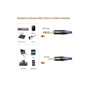 TISINO Cable estéreo de 18 a 14 cable auxiliar de audio_2