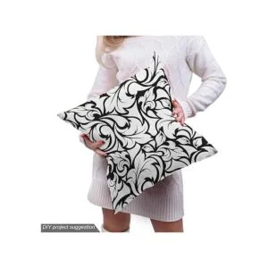 Ambesonne Material floral de The Yard hojas_5