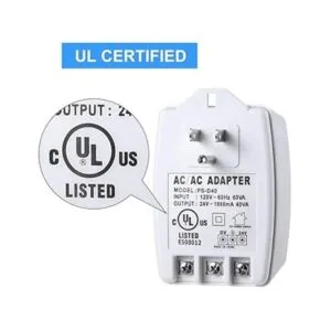 Enchufe transformador de CA de 24 VCA y 40 VA con fusible_3