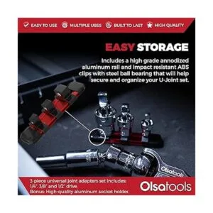 Olsa Tools Juego de juntas universales de 3 piezas_5