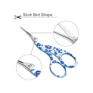 Tijeras para bordar con forma de cigeña de pájaro de 3.7