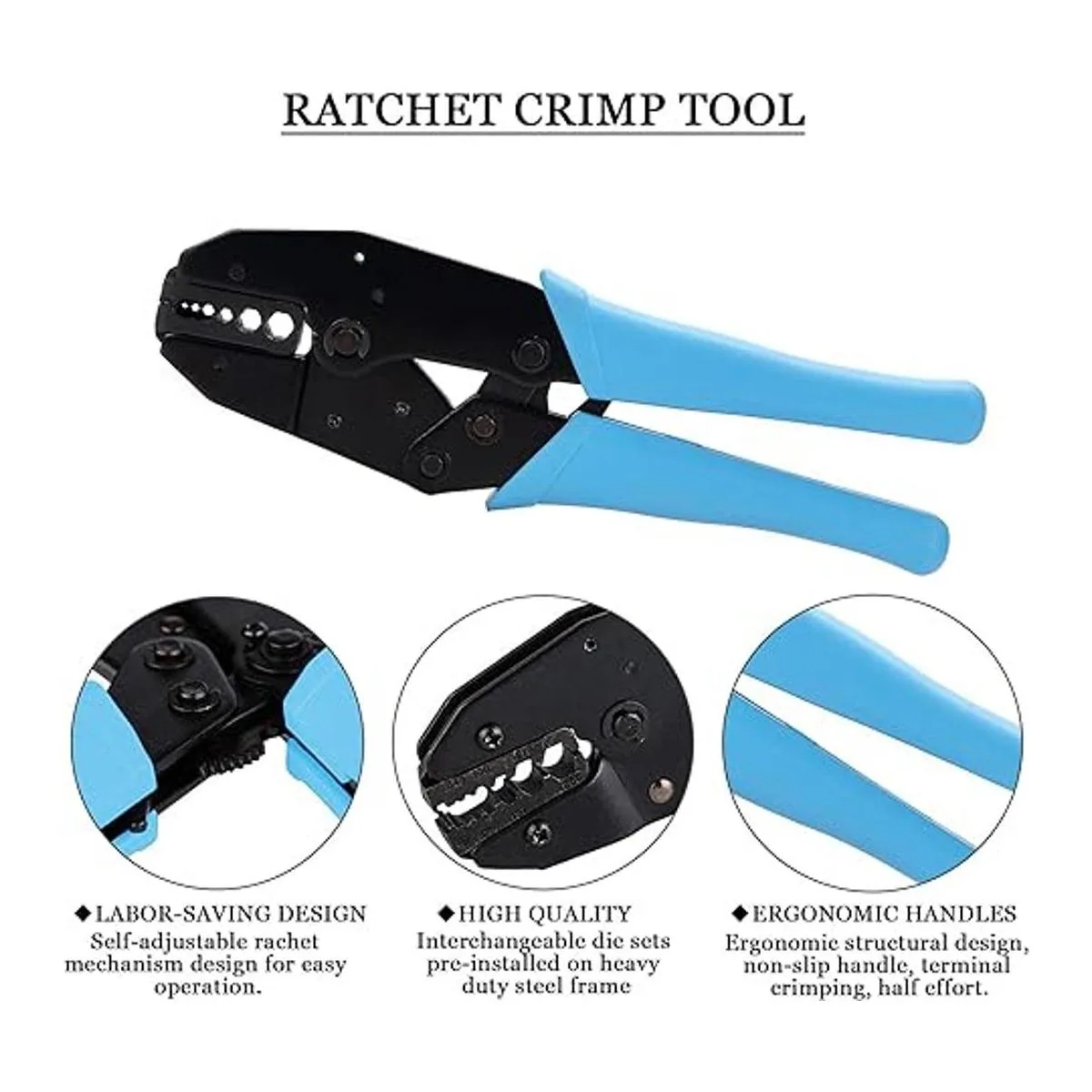 TLS.eagle BNC RG58 Conector de crimpado y herramienta de