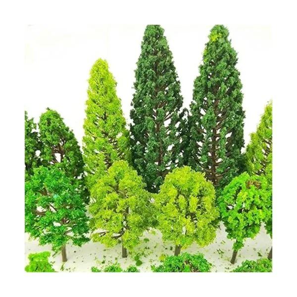 Tazimi 60 piezas de árboles modelo de 1.36 a 6 pulgadas_4