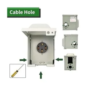 RVGUARD Caja de toma de corriente para autocaravana de 50_3