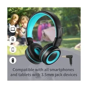 POWMEE M3 Auriculares para niños con micrófono ligeros_3
