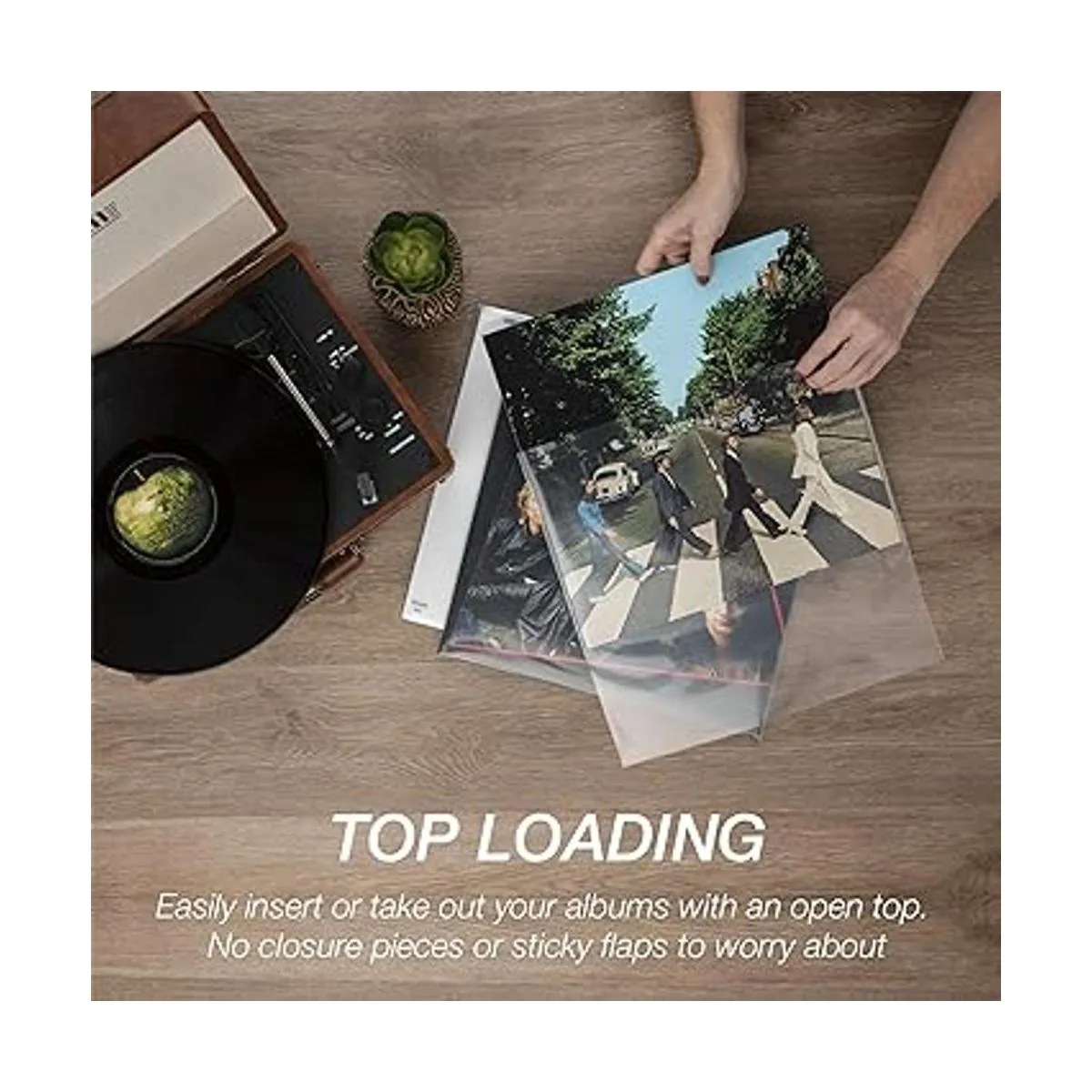 Samsill Paquete de 50 fundas de plástico exteriores_3