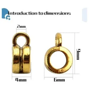 100 cuentas de fianza tubo de fianza tibetano cuentas