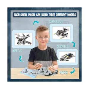 Juego de 1320 bloques de construcción de portaaviones kit_5