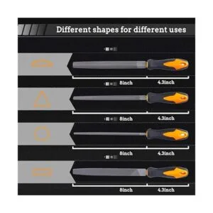 Juego de 17 herramientas de archivo con estuche de