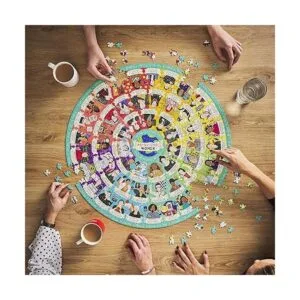 Ridleys Rompecabezas circular femenino inspirador para_4