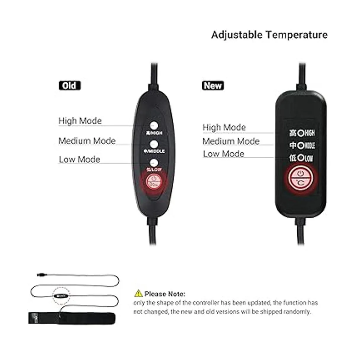 Calentador de lente USB tira de calentador de rocío de_3