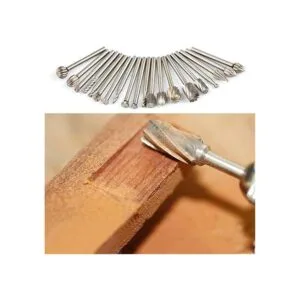 Juego de 20 brocas de madera APlus con mango de 0.118 in