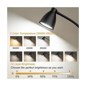 BOHON Lámpara de escritorio 3 modos de color 10 luces de_2