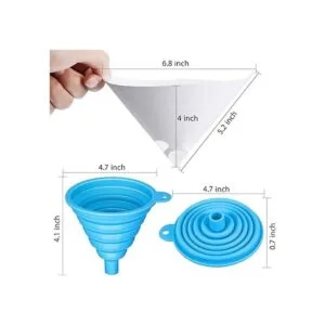 Paquete de 100 filtros de pintura de cono con puntas de