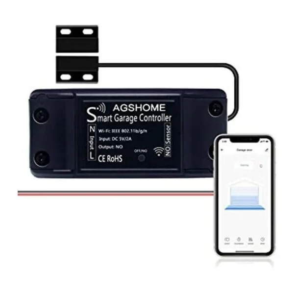 AGSHOME Abridor de puerta de garaje con WiFi inteligente_1