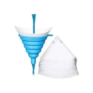 Paquete de 100 filtros de pintura de cono con puntas de