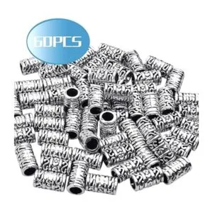 60pcs tibetano de plata antigua espaciadores europeos