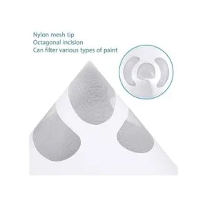 Paquete de 100 filtros de pintura de cono con puntas de