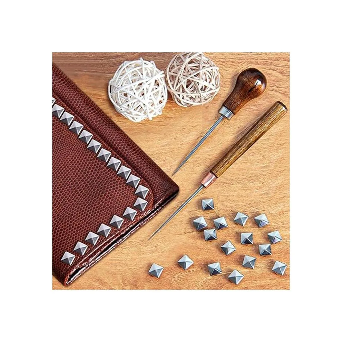 SBYURE 500 piezas de remaches cuadrados de 4 mandíbulas de_4