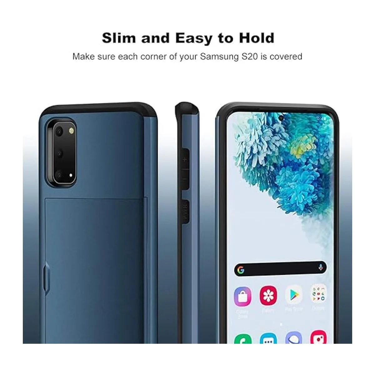 Jiunai Carcasa tipo cartera con espacio para tarjetas_4