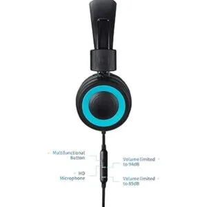 POWMEE M3 Auriculares para niños con micrófono ligeros_5