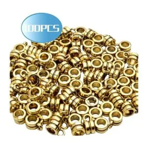 100 cuentas de fianza tubo de fianza tibetano cuentas