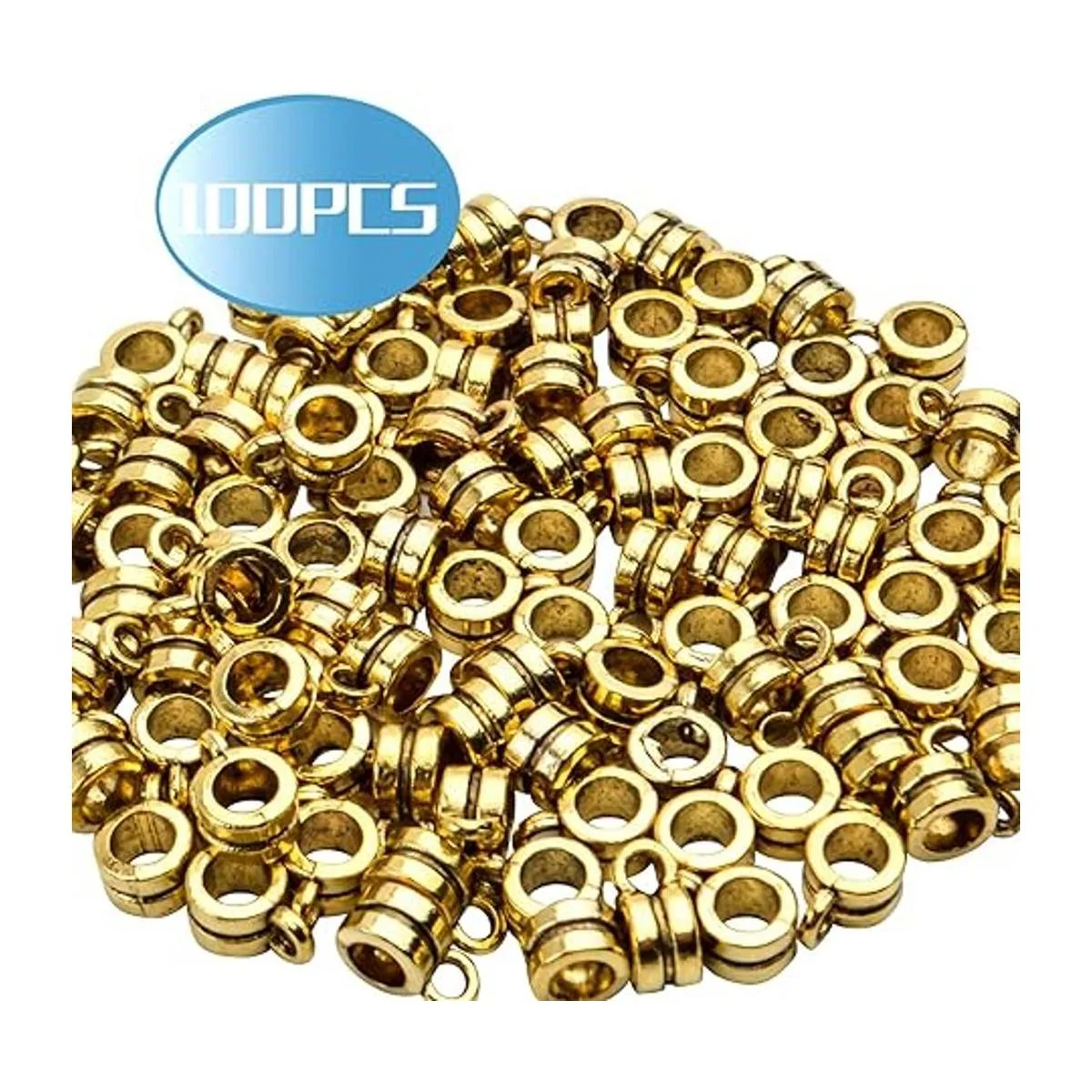 100 cuentas de fianza tubo de fianza tibetano cuentas