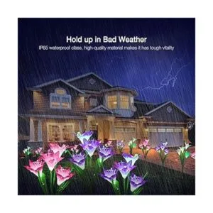 KOOPER Luces solares para exteriores paquete de 4 luces_3