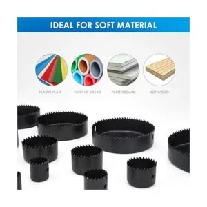 Luckyway Juego de sierra de agujero de 17 piezas sierra_5