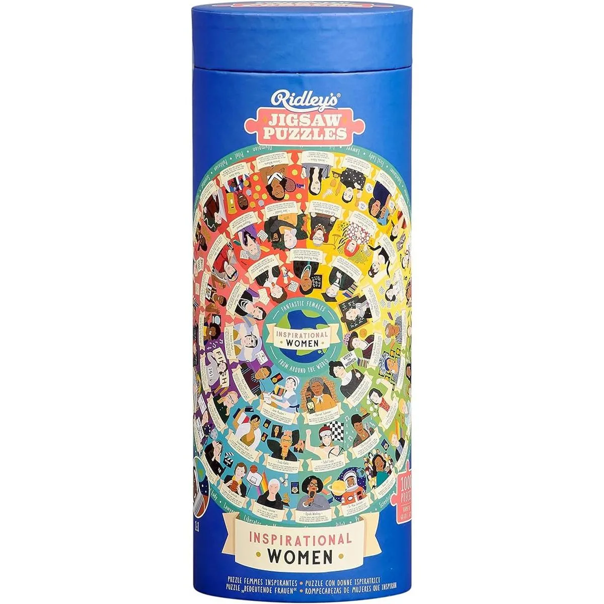 Ridleys Rompecabezas circular femenino inspirador para_3