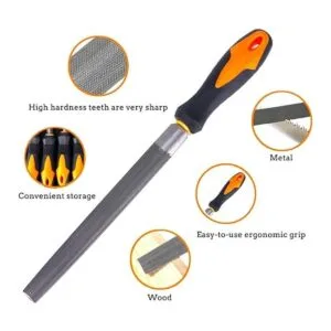 Juego de 17 herramientas de archivo con estuche de