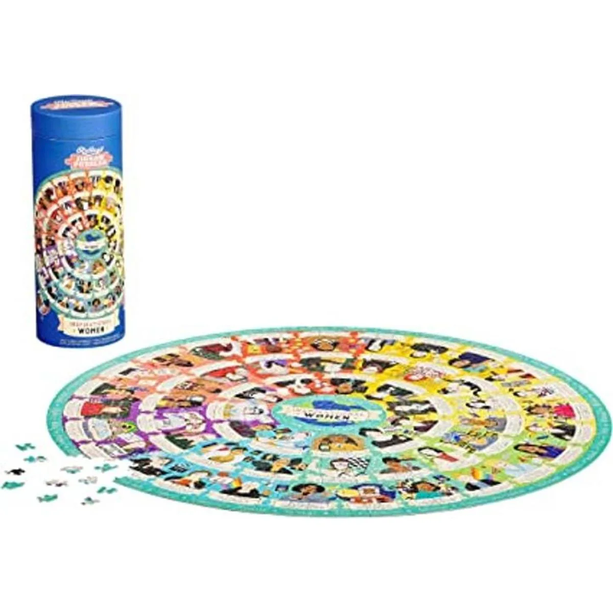 Ridleys Rompecabezas circular femenino inspirador para_1