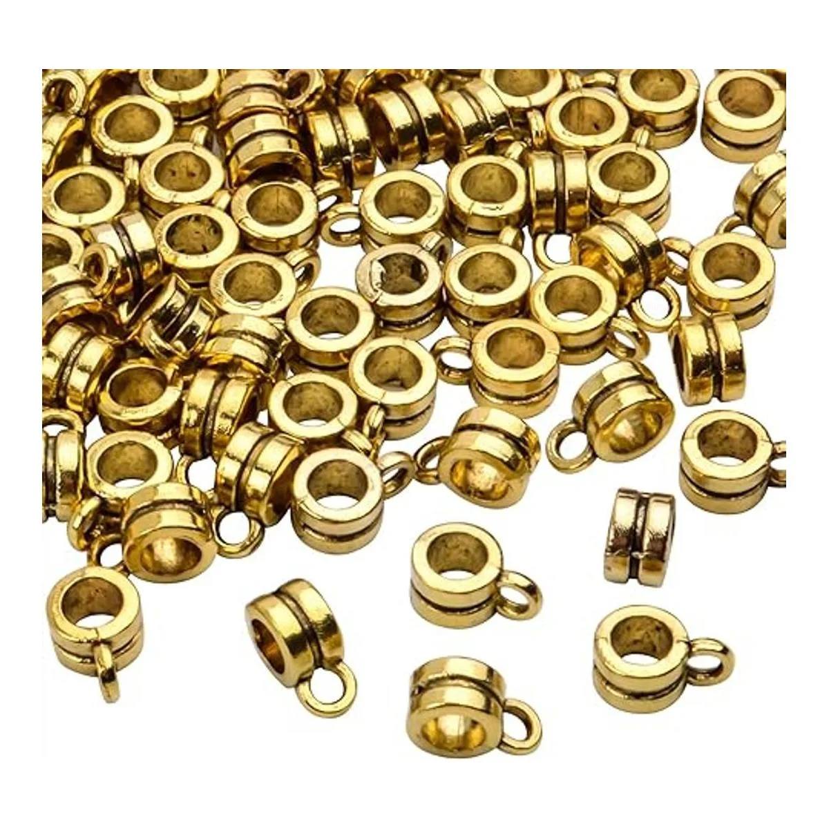 100 cuentas de fianza tubo de fianza tibetano cuentas