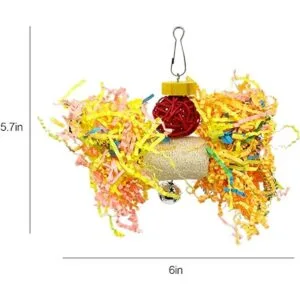 EBaokuup Juguetes para triturar loros de pájaros juguetes