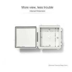 QILIPSU Caja de conexiones con tapa con bisagras con_3