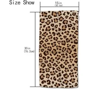 HGOD DESIGNS Toallas de mano de leopardo 100 algodón_3