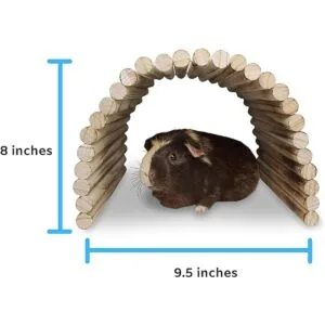 Escondite de madera flexible extra grande casa túnel_3