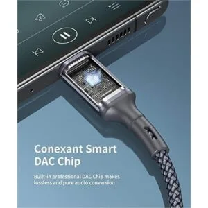 Cable auxiliar de audio USB C a 0.138 in JSAUX USB tipo C_3