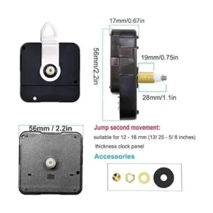 Mecanismo de movimiento de reloj de pared de cuarzo de