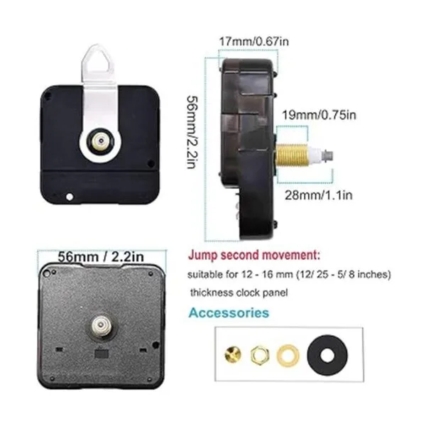 Mecanismo de movimiento de reloj de pared de cuarzo de