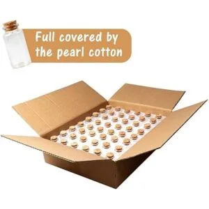 OurWarm 48 botellas de vidrio de 0.8 fl oz con tapones de_4