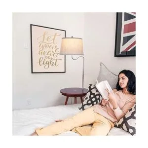 Brightech Owen Combo de mesa y lámpara con bombilla LED