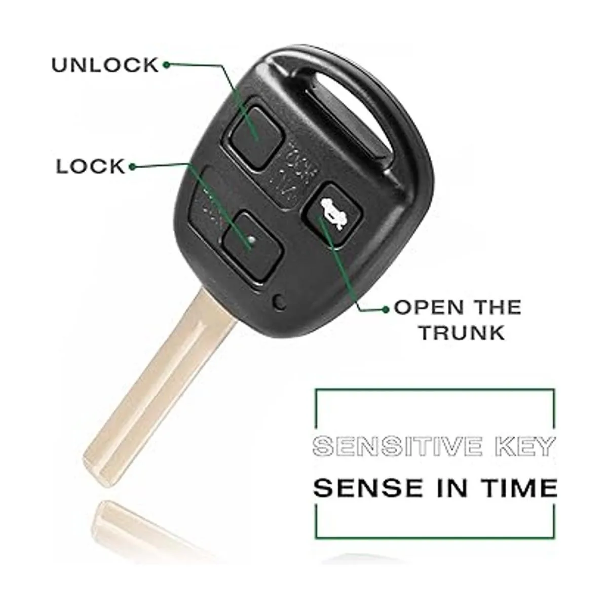 Mando a distancia sin llave para Lexus ES300_4